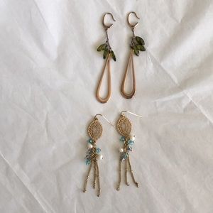 Two Pair Costume Earring Bundle